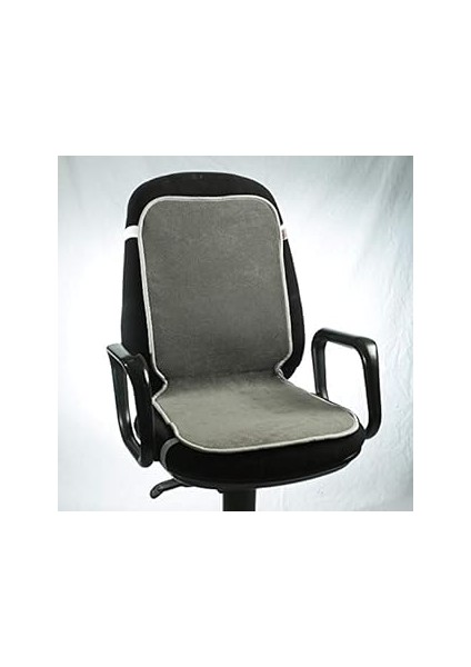 Orsa Y-78 Alptex Terletmeyen Büro Koltuğu ve Araç Koltugu Pedi, Gri, 93X40 cm