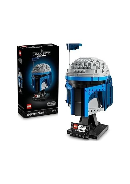 Star Wars: Klonların Saldırısı Jango Fett Kaskı 75408 - Yetişkinler Için Inşa Edilebilen Kolek