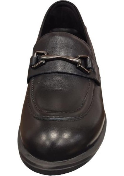 D25KA-3405 Kalın Topuk Klasik Kadın Deri Ayakkabı indirimleri