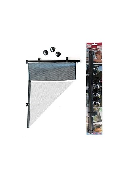 Miny Baby Araç Içi Stor Güneşlik, Siyah