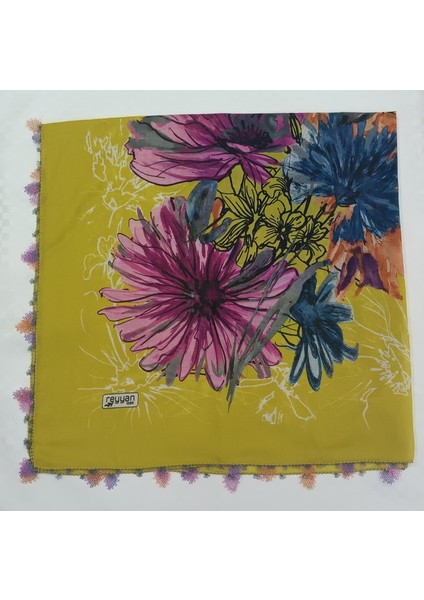 Desenli Iğne Oyası Yazma