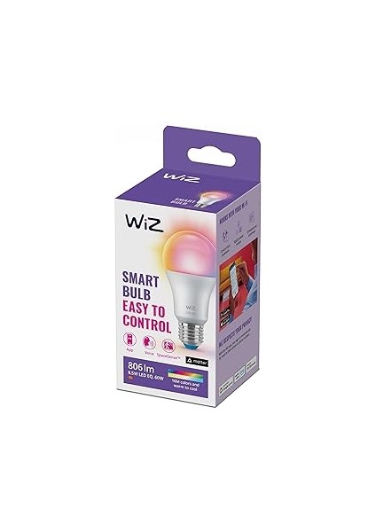 Wiz 60W Renkli Akıllı Rgb Ampul A60 E27