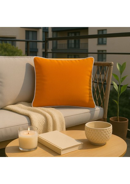 Turuncu Kırlent Kılıfı 45X45 – Dekoratif Modern Kırlent fiyatları