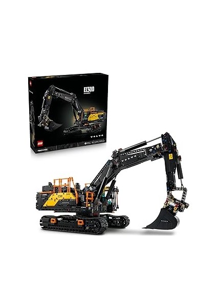 Technic Volvo EC500 Hybrid Ekskavatör 42215 – Yetişkinler Için Motorlu ve Fonksiyonel Inşaat A