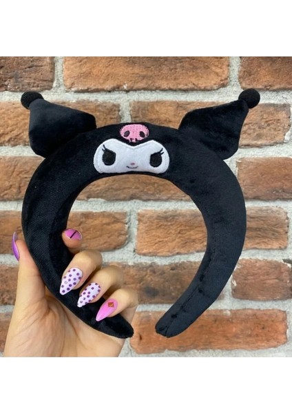 Kuromi Peluş Taç Saç Bandı