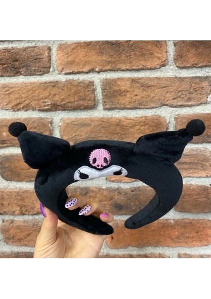 Kuromi Peluş Taç Saç Bandı modelleri