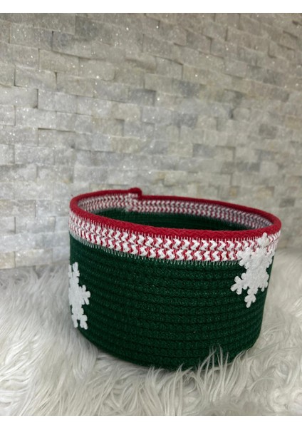 Yılbaşı Temalı Hediye Sepeti Çok Amaçlı Organizer Yükseklik 13CM Genişlik 20,5cm modelleri