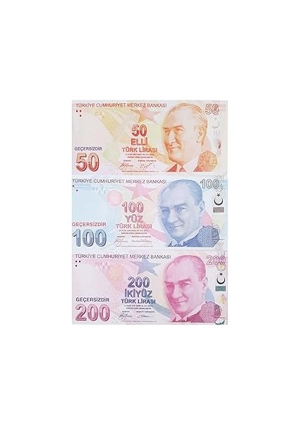 pop konsol 150 adet geçersiz para 50 100 200 türk lirası parti şaka karışık tl pp19430