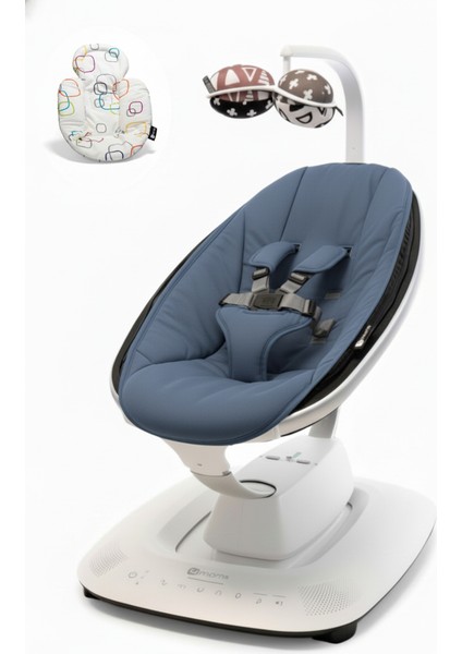 Mamaroo 5.0 Elektrikli Ana Kucağı - Slate Blue + Yenidoğan Destek Pedi indirimleri