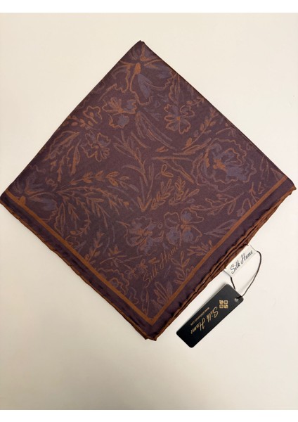 Firuze Desen Twill Ipek Eşarp