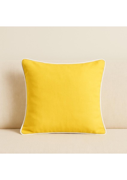 Sarı Kırlent Kılıfı 45X45 – Dekoratif Modern Kırlent