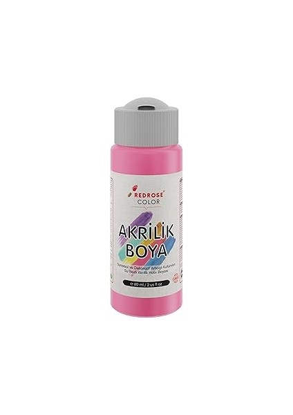 Red Rose Pembe Akrilik Boya 60 ml