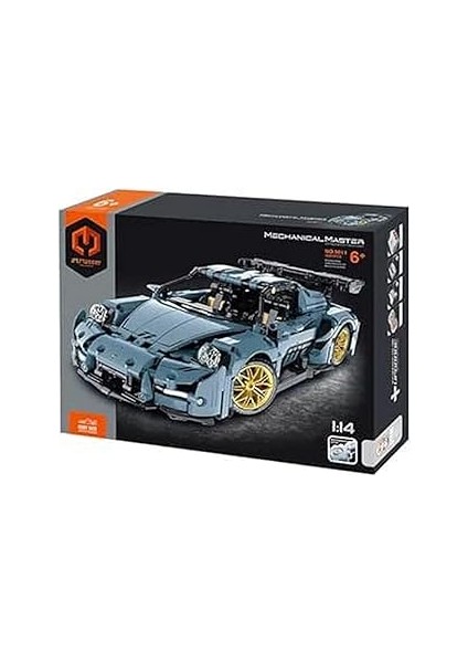 Im.master Stem Süper Araba Yapım Seti, 1:14 Ölçek, 1221 Parça Eğitici Bloklar,
