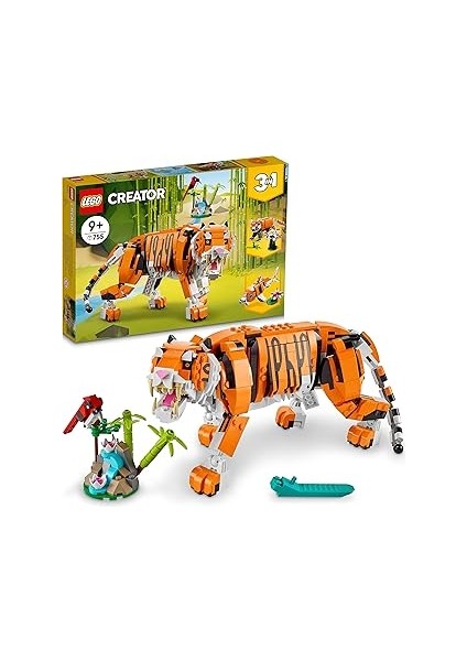 Lego® Creator 3’ü 1 Arada Muhteşem Kaplan 31129-9 Yaş ve Üzeri Çocuklar Için Kaplan, Kırmızı Panda