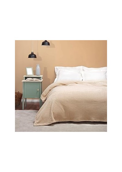 Joena Bej Çift Kişilik Battaniye