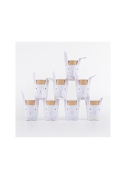 Meri Meri - Uzun Kulak Tavşan Bardaklar (8'li)