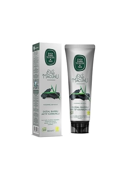 Eyüp Sabri̇ Tuncer Doğal Bambu Karbonlu Diş Macunu, 90ML