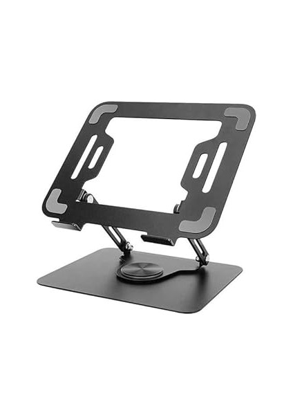 Daytona ZR-110 B Alüminyum 360 Derece Dönen Tabanlı Katlanabilir Taşınabilir Laptop Standı (Koyu gr