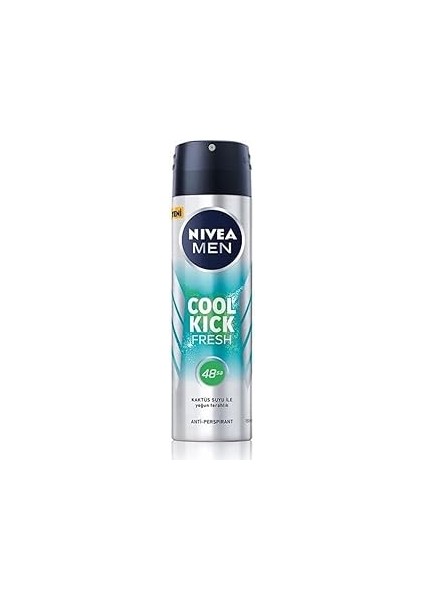 Men Cool Kick Fresh Sprey Deodorant 150 ml 1 Paket (1 x 150 Ml)