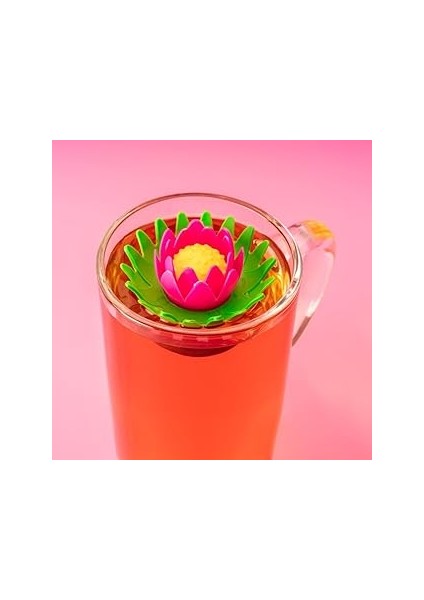 Kikkerland Lotus Metal Demlik