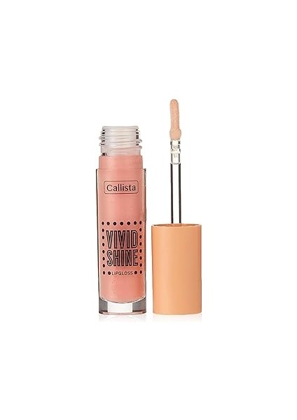 Callista Vivid Shine Lipgloss Nemlendiricili Dudak Parlatıcısı 105 Sugar Baby, Pembe