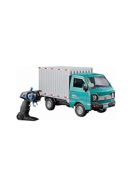 2.4ghz Uzaktan Kumandalı Sesli Işıklı Şarjlı Buhar Atan Kapıları Açılan Rc Kamyonet Yük Taşıma Arac