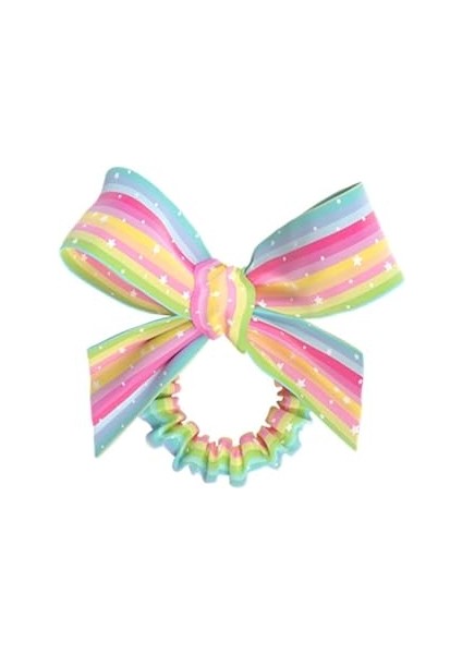 Invisibobble Kids Slim Sprunchie With Bow Let‘s Chase Rainbows Saç Tokası