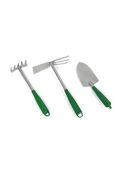 Garden Tools Çelik 3’lü Bahçe Seti Çapa Tırmık Kürek