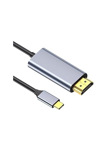 Kyrotech Type-C To HDMI Kablosu 4K 2m, Usb-C Erkek – HDMI Erkek, Thunderbolt 3/4 Uyumlu, Surface Pr