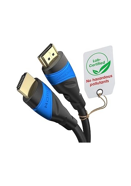Kabeldirekt – 4K ve 8k HDMI Kablosu – 3,1m – 0,15-22,5m Arasında Mevcut – Her HDMI Bağlantısı Için