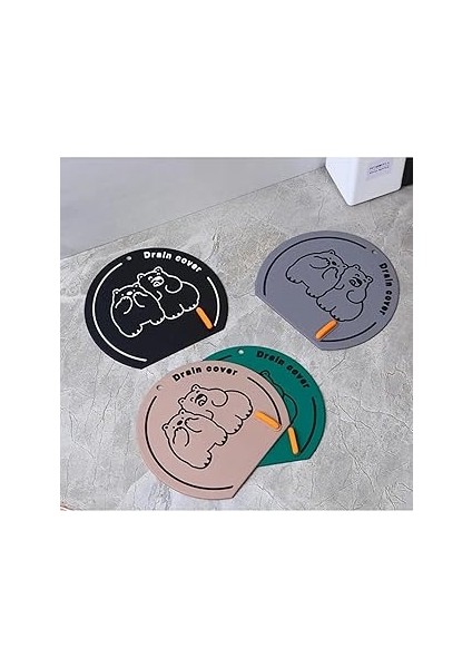 Ti̇neke Banyo ve Mutfak Lavabo Koku Önleyici Gider Koruyucu Silikon Sızdırmaz Ped 1 Adet Kahverengi̇