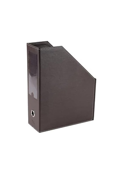 2k Magazinlik Suni Deri Masa Üsti A4 9 cm Genişlik 23X30 cm Kahverengi