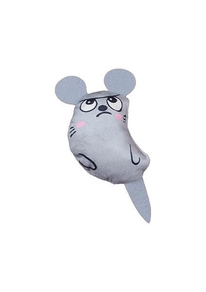 Ti̇neke Peluş Kedi̇ Oyuncaği Kedi̇ Otlu Catni̇pli̇ Gri̇ 1 Adet