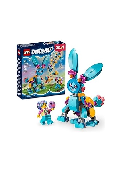 Dreamzzz Bunchu’nun Yaratıcı Hayvan Maceraları 71488-7 Yaş ve Üzeri Çocuklar Için Oyuncak Tavş