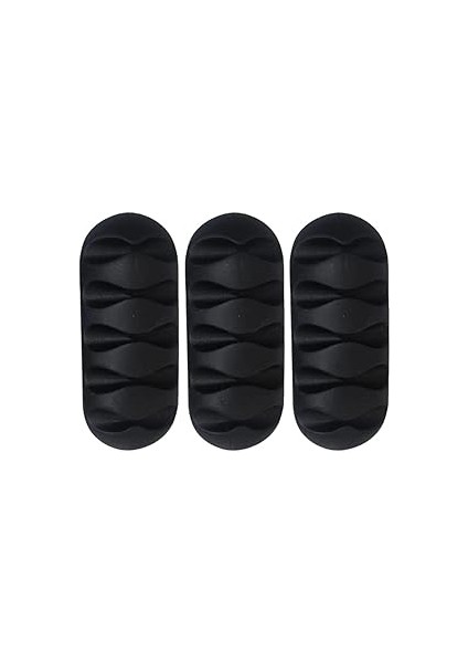 Orret 3 Adet 5 Kanallı Kablo Tutucu Sabitleyici Kablo Sabitleyici Mouse Kablosu, Şarj Kablosu