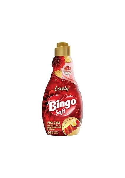 Bingo Konsantre Çamaşır Yumuşatıcısı, Lovely, 1440 ml