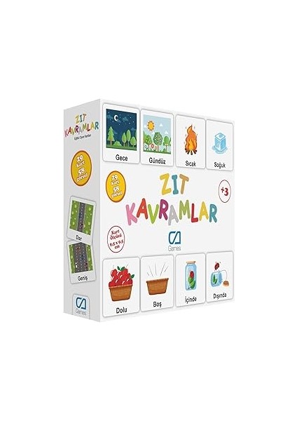 Ca Games Eğitici Puzzle, Zit Kavramlar
