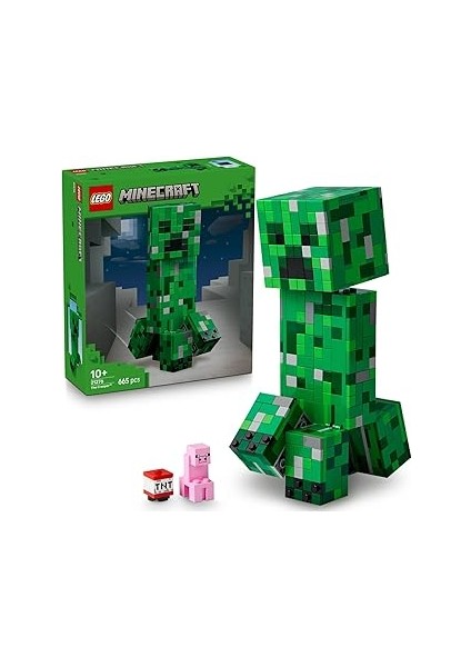 Minecraft Creeper 21276 - Video Oyunu Seven 10 Yaş ve Üzeri Çocuklar Için Yaratıcı Aksiyon Fig