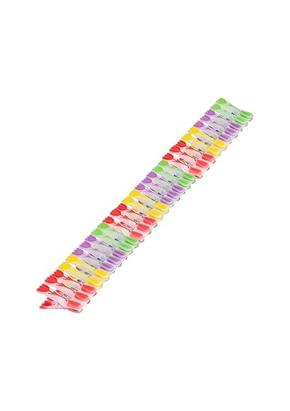 New-Max Lale Desenli Silikon Mandal, Şeffaf, 30 Adet