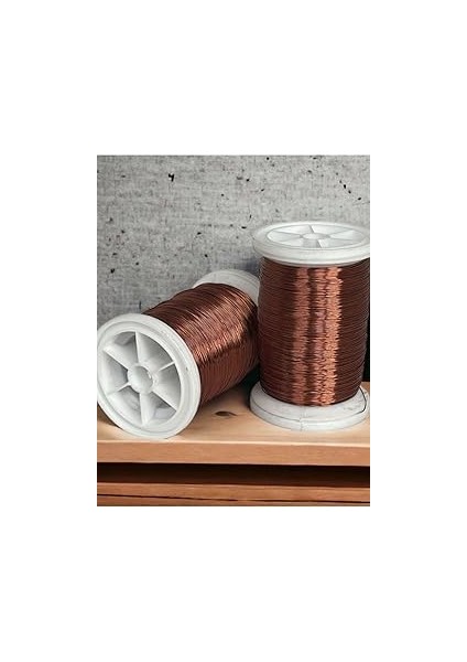 Gürbüz Filografi 0.30 mm (100GR- 150M) Açık Kahve Renkli Bakır Filografi Teli