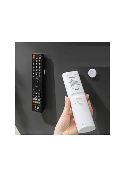 Mıknatıslı Uzaktan Kumanda Sabitleyici 2 Adet, Televizyon-Klima Kumanda Tutucu Organizer Mıknatıs Ö