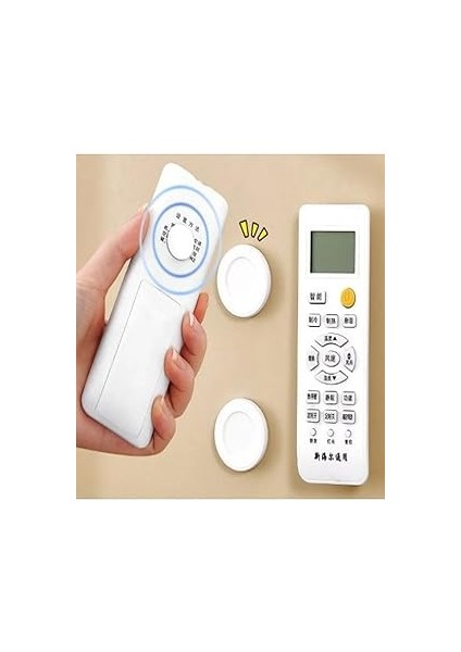 Ti̇neke 2 Adet Mıknatıslı Çok Amaçlı Kumanda Modem ve Telefon Tutucu