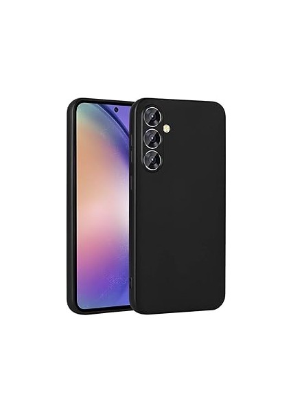 Zore ile Uyumlu A55 Kılıf Zore Premier Silikon Kapak Siyah