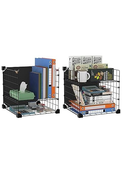 Decobella Aparatlı Çelik Duvar Rafı - 3 Katlı