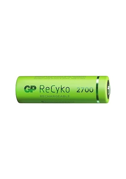 Gp Batteries Recyko+ 2700 Aa Kalem Ni-Mh Şarjlı Pil, 1.2 Volt, 6'lı Kart