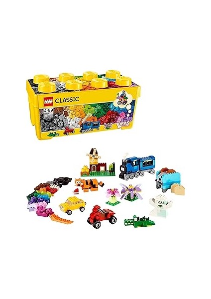 Orta Boy Yaratıcı Parçalar Yapım Kutusu 10696-4 Yaş ve Üzeri Çocuklar Için Yaratıcı Oy