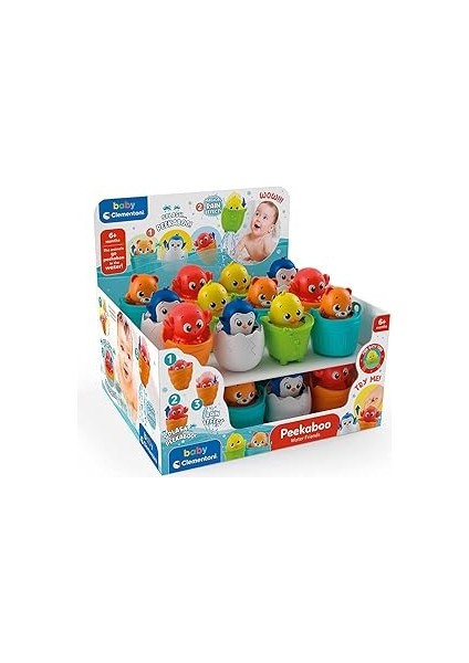 Baby - Saklanan Su Arkadaşları Banyo Oyuncağı, Tekli