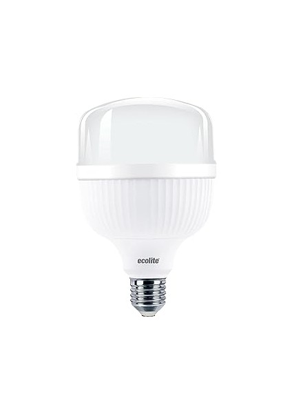 Ecolite 28W LED Ampul (177W Eşdeğer) | 6500K Beyaz Işık | 3000 Lümen | E27 Duylu | Enerji Tas