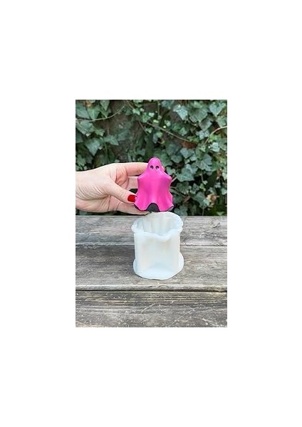Rufus 3D Hayalet Mum Kalıbı (Silikon) 1 Adet