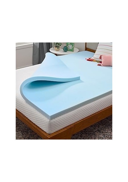 Linenspa LS20TT30GT Memory Foam Hafızalı 5 cm Yatak Üstü Topper, Köpük, Twin Boy
